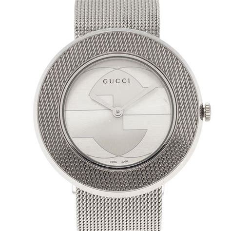 gucci u play stainless steel mesh strap|GUCCI Stainless Steel 36mm U.